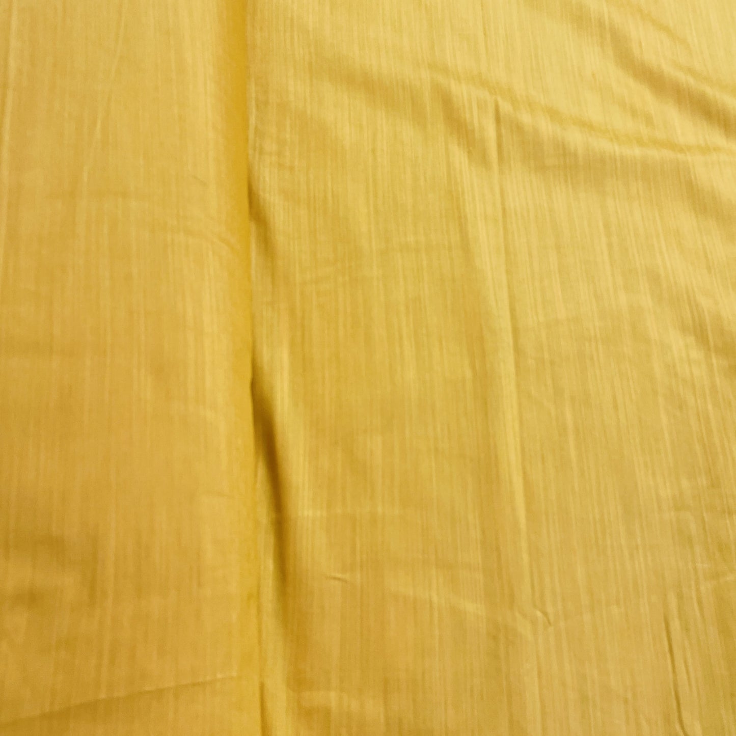 Yellow Solid Banarasi Cotton Slub Fabric