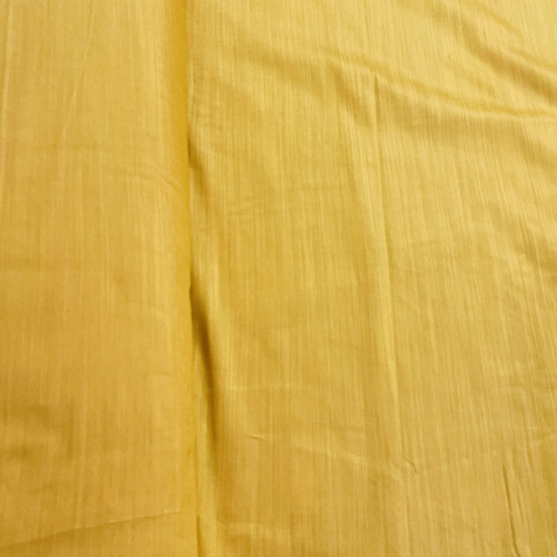 Yellow Solid Banarasi Cotton Slub Fabric