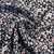 Exclusive Neavy Blue Floral Print Rayon Fabric