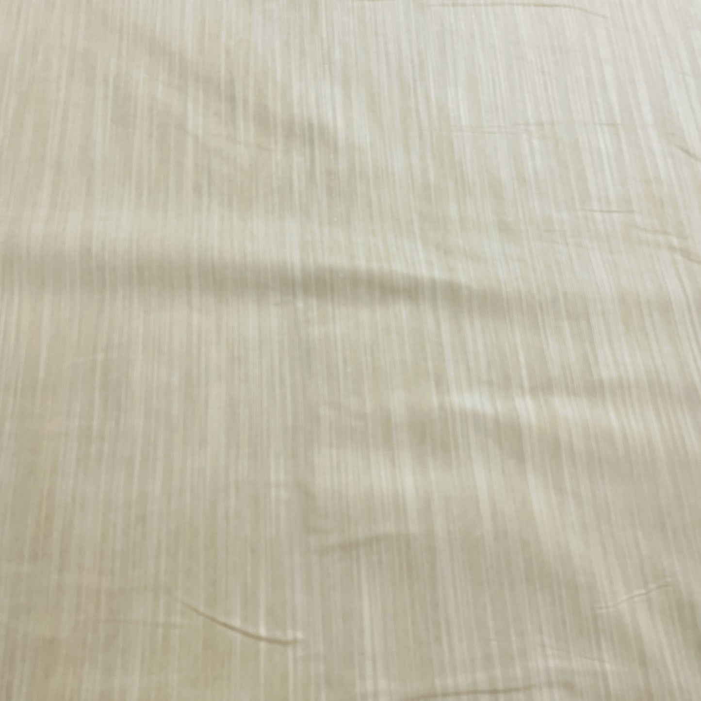 Dark Cream Solid Banarasi Cotton Slub Fabric