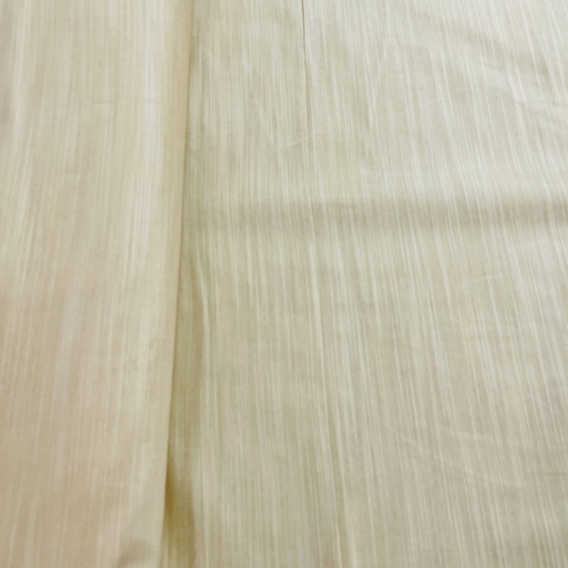 Dark Cream Solid Banarasi Cotton Slub Fabric