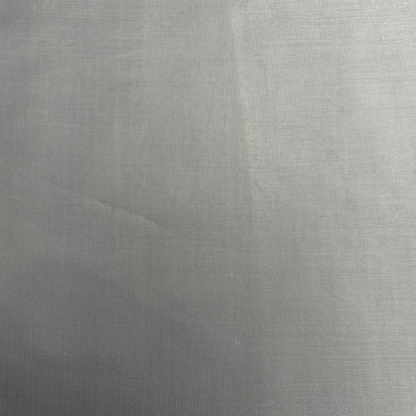 Premium Silver Solid Organza Satin Fabric