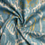 Premium Cotton Mulmul Sky Blue Abstract Print Fabric