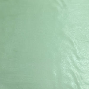 Mint Green Solid Silver Shimmer Georgrette Satin - TradeUNO