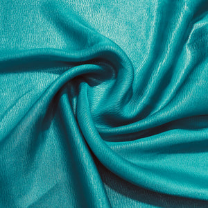 Turquise Green Pink Solid Silver Shimmer Georgrette Satin - TradeUNO