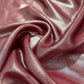 Rose Red Solid Silver Shimmer Georgrette Satin - TradeUNO