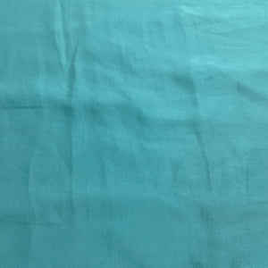 Turquoise Green Solid Bemberg Silk Fabric