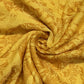 Classic Yellow Crushed Bemberg Silk