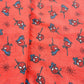 Red Kids Print Cotton Fabric