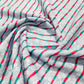 Lavender Lehriya Embroidery Cotton Schiffli Fabric
