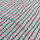 Lavender Lehriya Embroidery Cotton Schiffli Fabric