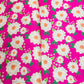 Pink Cream Floral Print Modal Satin - TradeUNO