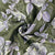 Black & Purple Floral Brasso Georgette Fabric