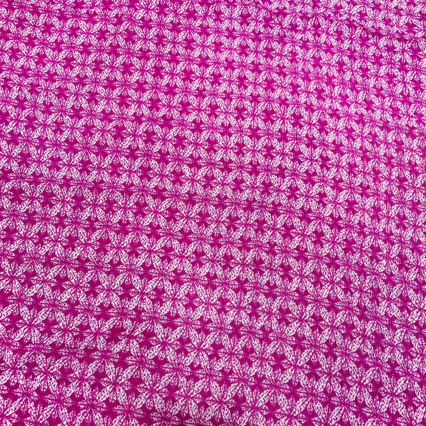 Pink Geometerical Print Rayon Fabric - TradeUNO