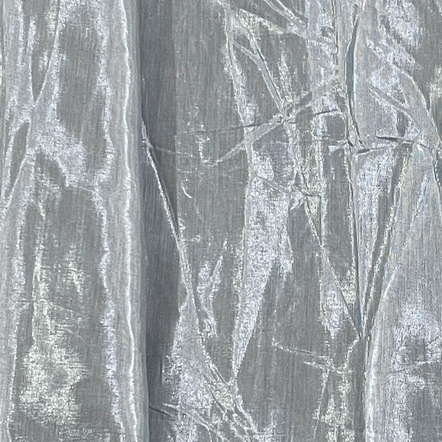 Grey Black Solid Shantoon Fabric