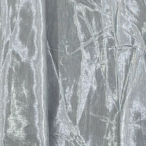 Grey Black Solid Shantoon Fabric