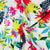 White Multicolor Floral Print Rayon Fabric - TradeUNO