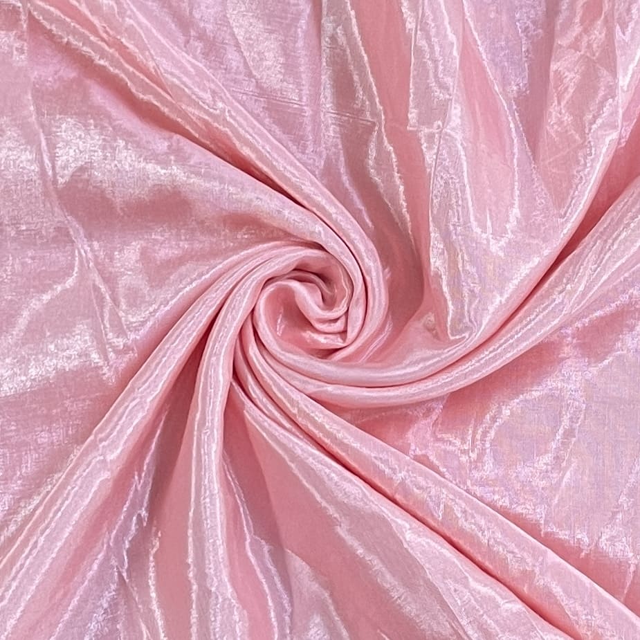 Coral Pink Solid Shantoon Fabric