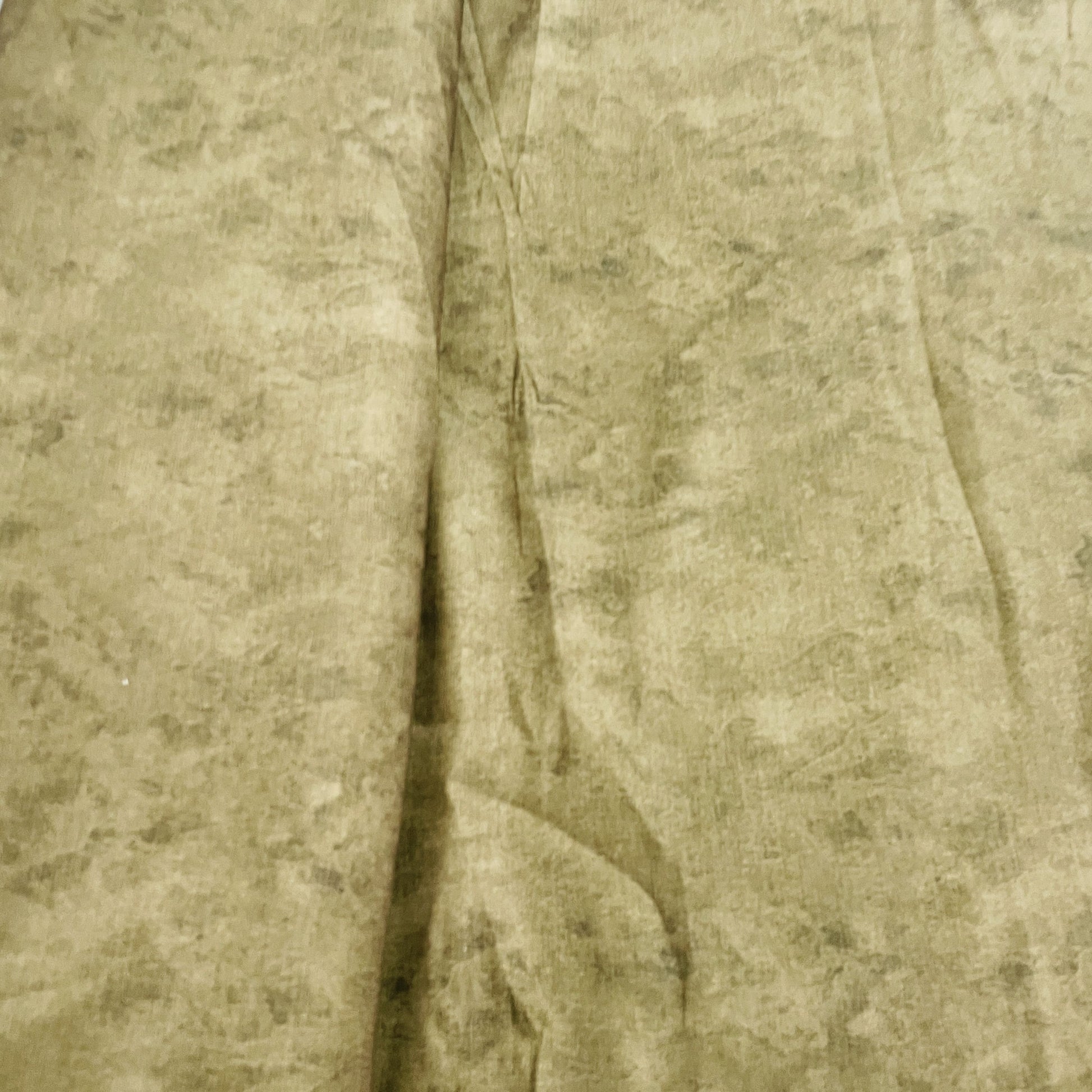 Olive Green Solid Cotton Satin Fabric