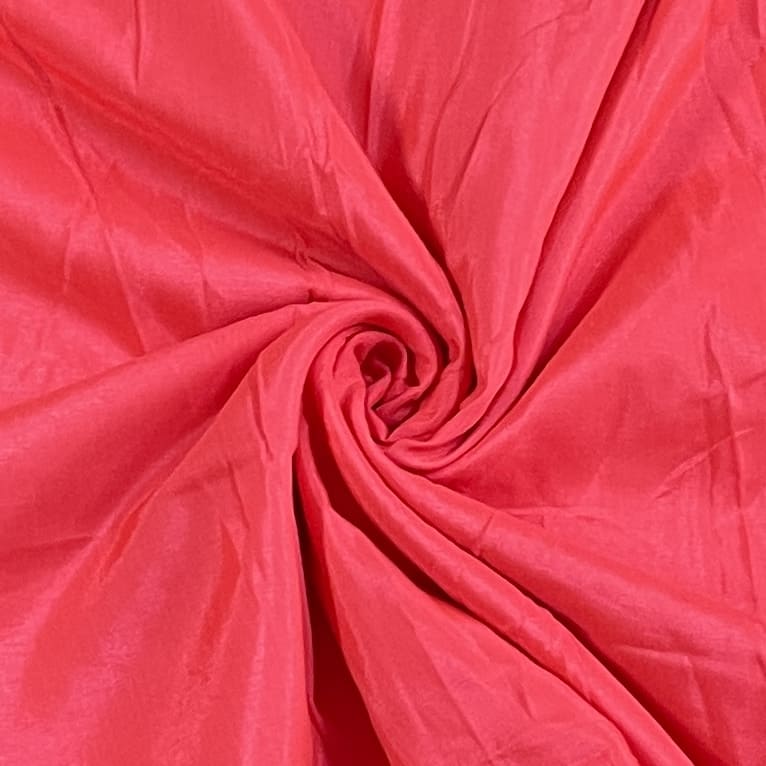 Dark Neon Pink Solid Shantoon Fabric