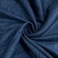 Dark Teal Blue Solid Shantoon Fabric