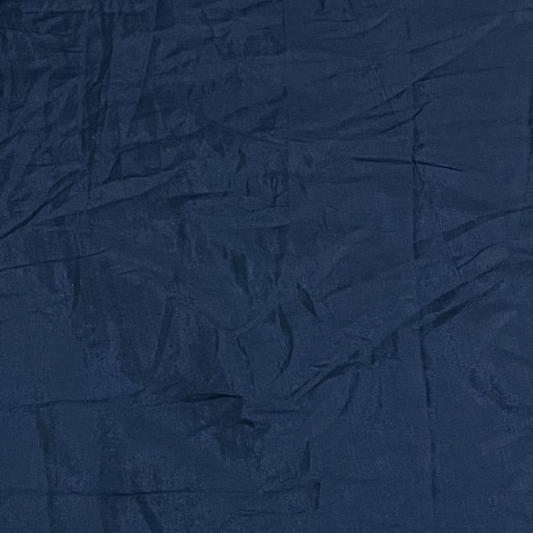 Dark Teal Blue Solid Shantoon Fabric