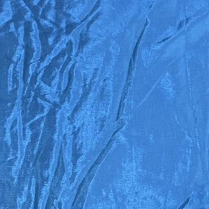 Dodger Blue Solid Shantoon Fabric