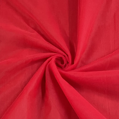 Classic Red Solid Net Fabric