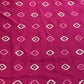 Classic Pink Gold Foil Print Silk Fabric
