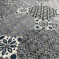 Grey Black Ajrakh Print Cotton Fabric