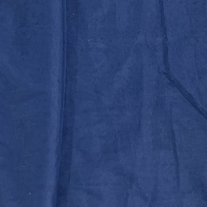 Classic Dark Navy Blue Solid Net Fabric