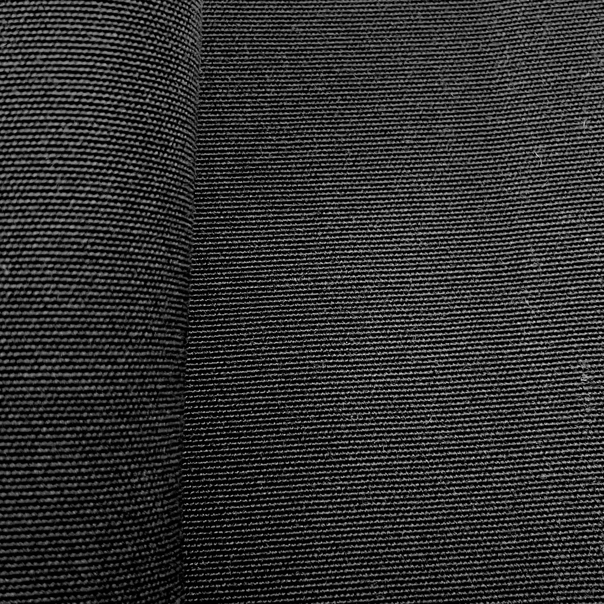 Premium Black Solid Acrylic Fabric