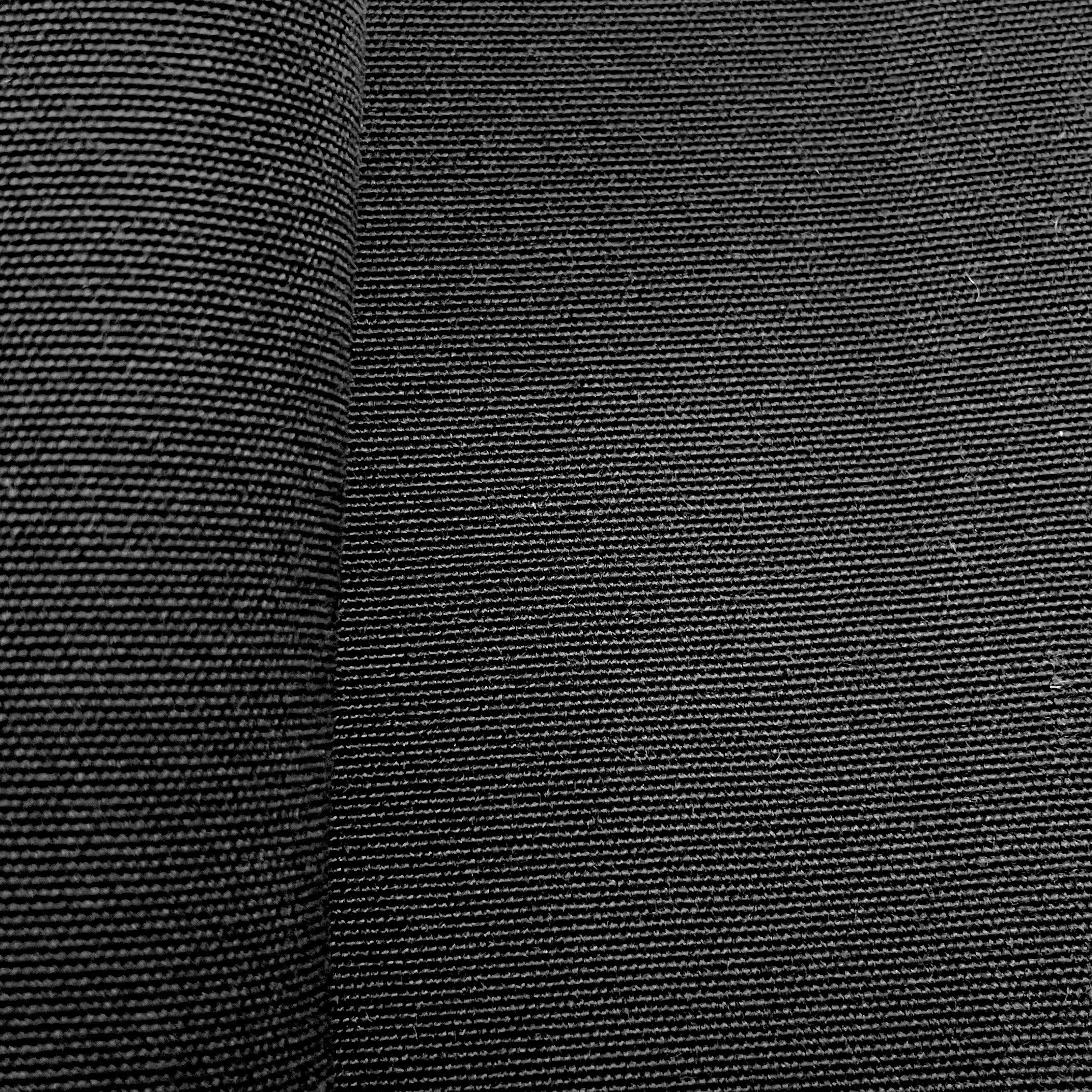 Premium Black Solid Acrylic Fabric