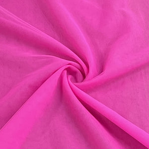 Classic Fuscia Pink Solid Net Fabric