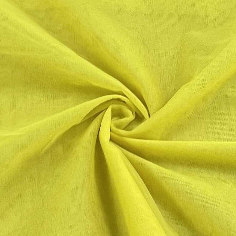 Classic Lemon Yellow Solid Net Fabric