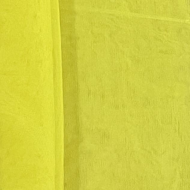 Classic Lemon Yellow Solid Net Fabric