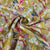 Exclusive Mustard & Mutlicolor Floral Print Dola Silk Jacquard Fabric