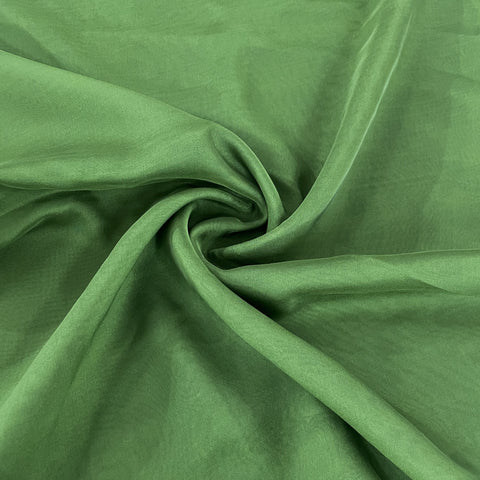 Exclusive Dark Green Solid Organza Fabric