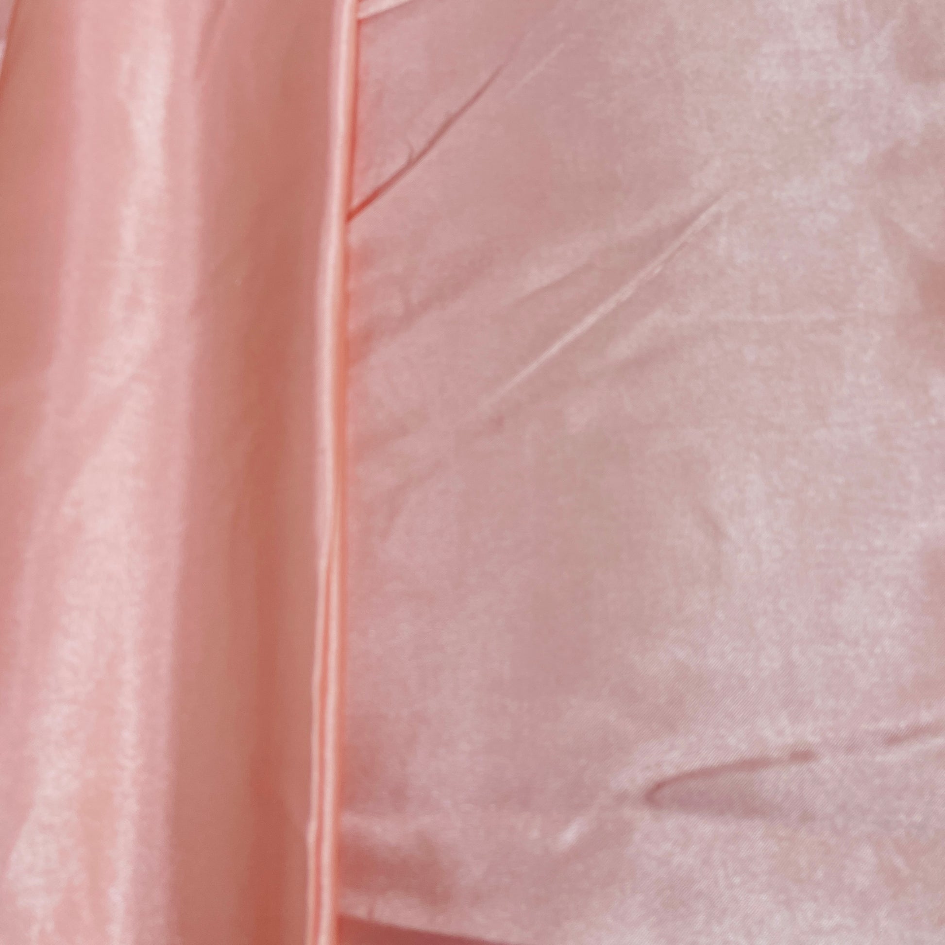 Light Peach Pink Solid Satin Fabric - TradeUNO