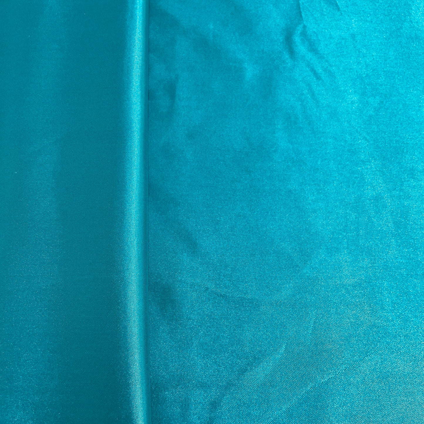 Turquoise Green Solid Satin Fabric - TradeUNO