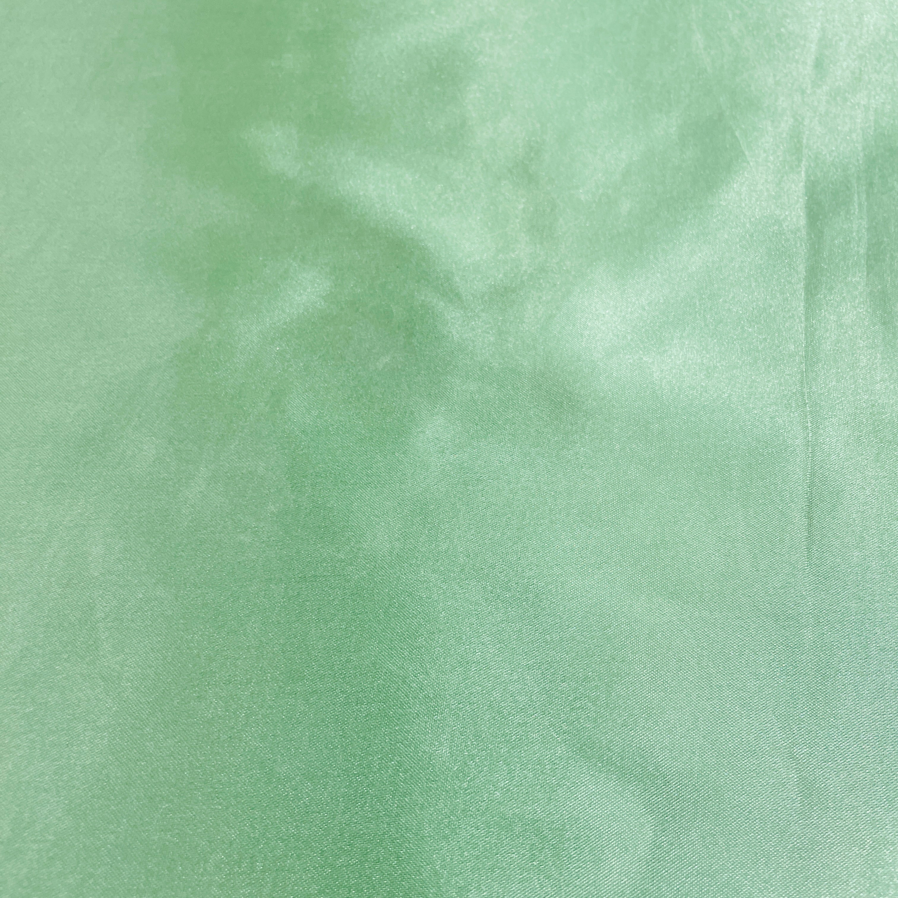Fern Green Solid Satin Fabric - TradeUNO
