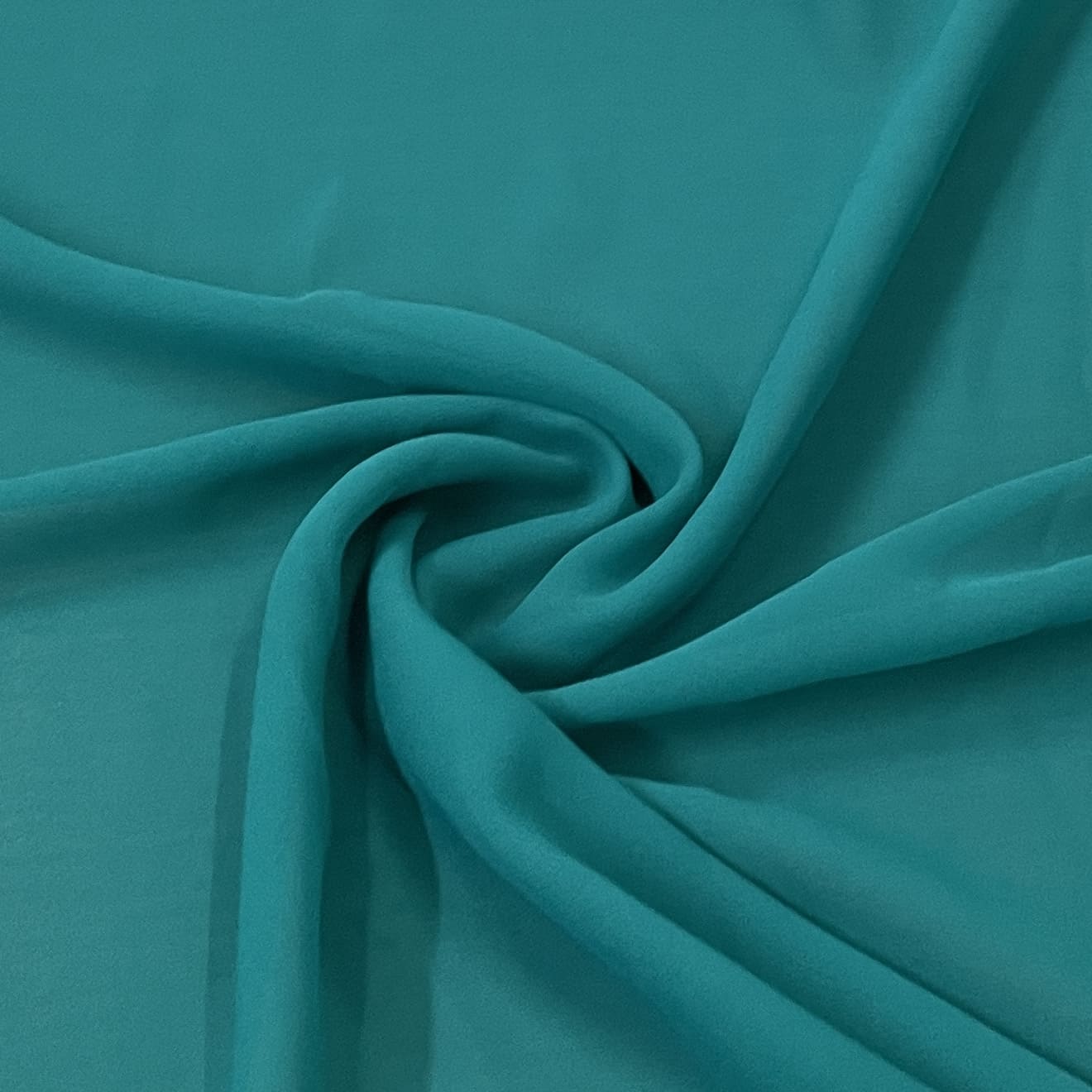 classic jungle green solid georgette fabric