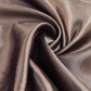 Brown Solid Satin Fabric - TradeUNO
