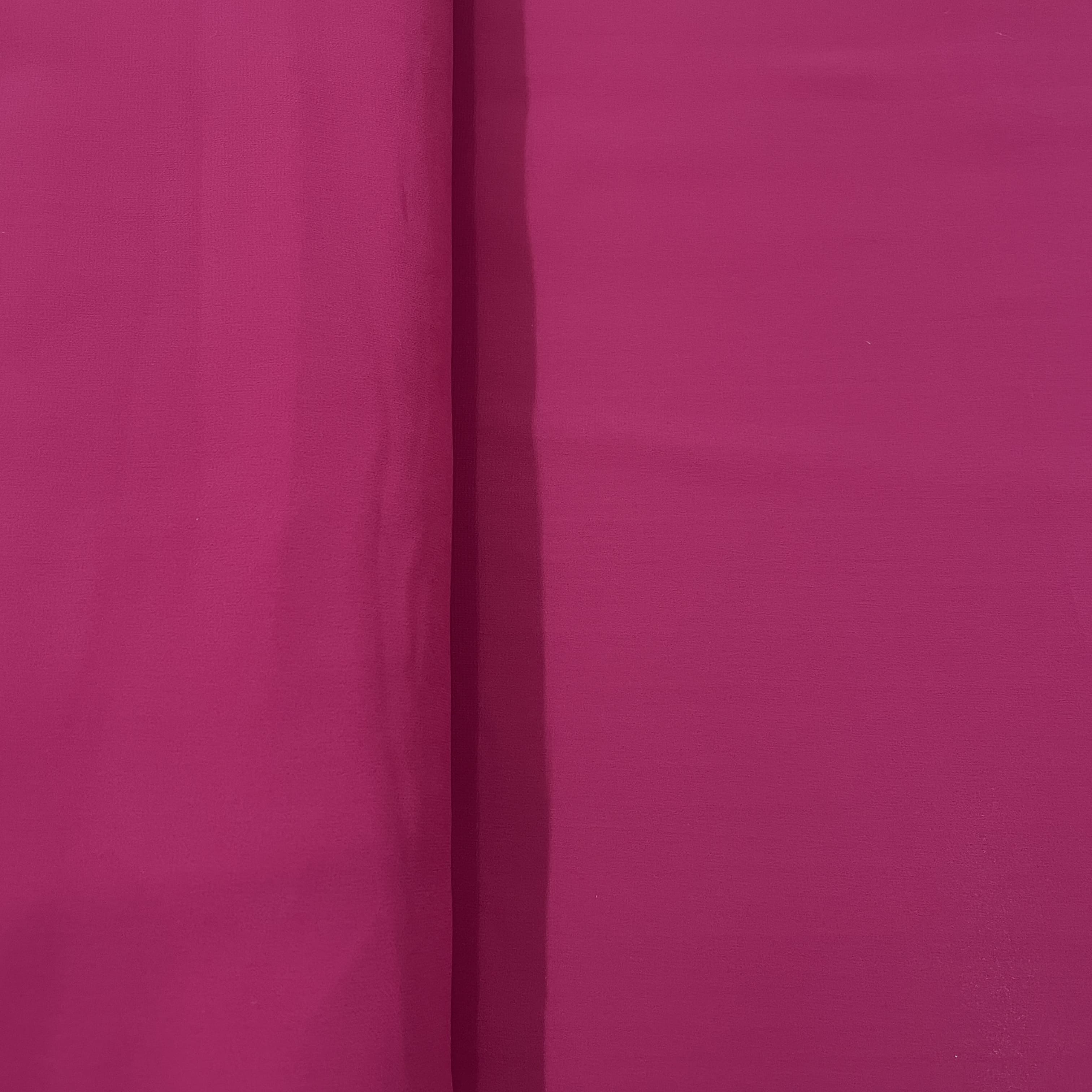 Classic Watermelon Pink Solid Georgette Fabric