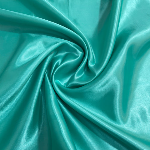 Spring Green Solid Satin Fabric - TradeUNO