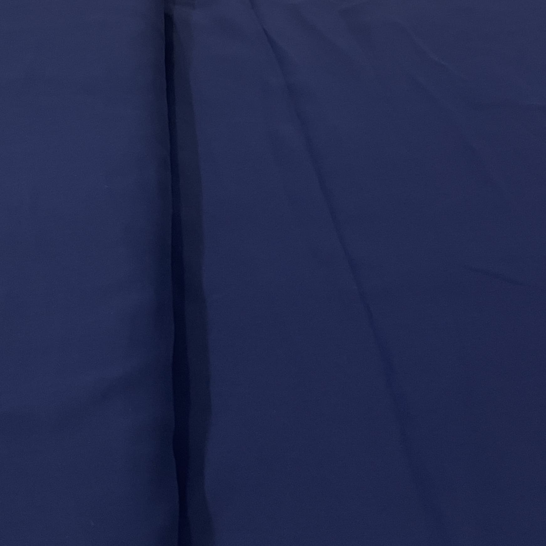 Classic Navy Blue Solid Georgette Fabric
