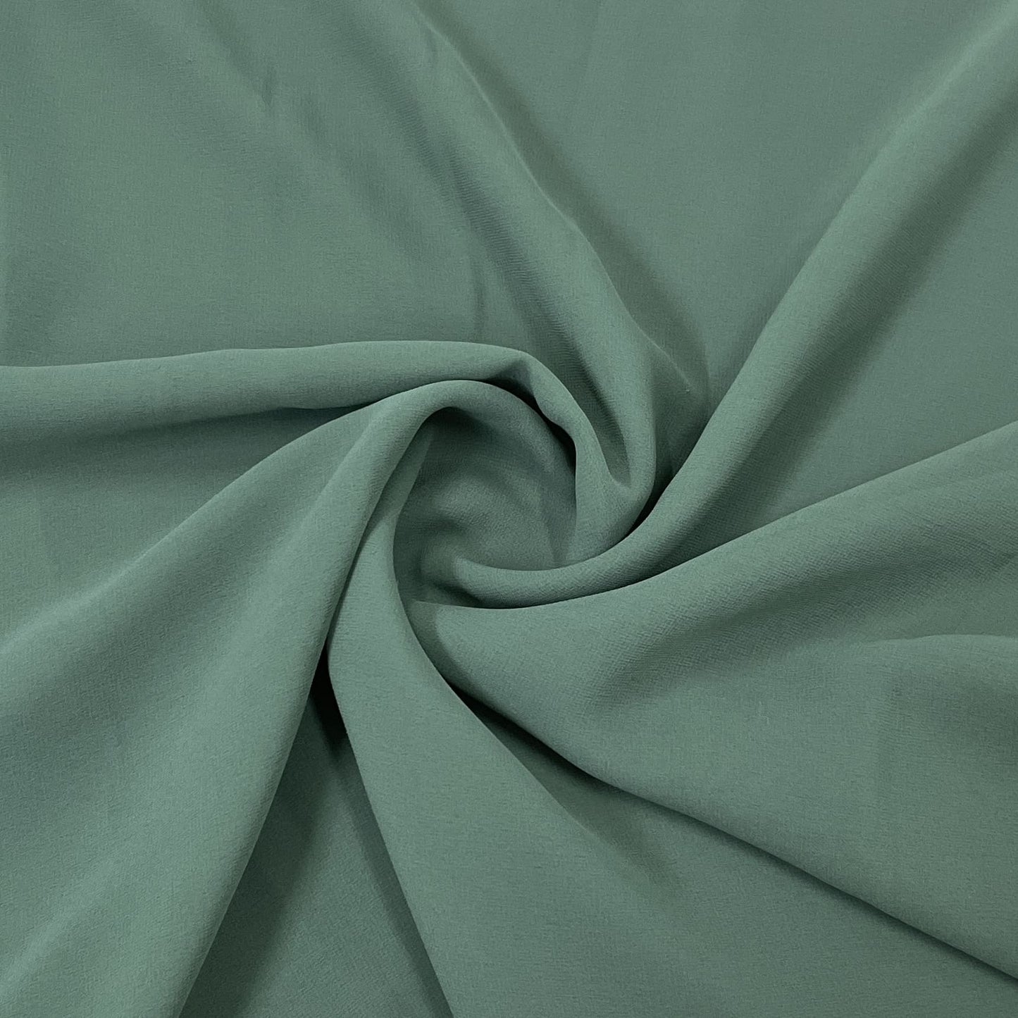 classic crocodile green solid georgette fabric
