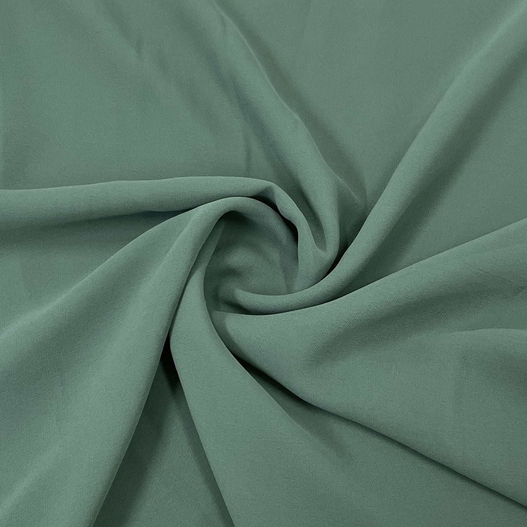 classic crocodile green solid georgette fabric