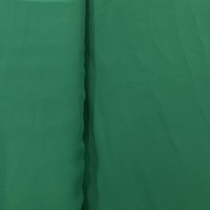 Classic Basil Green Solid Georgette Fabric