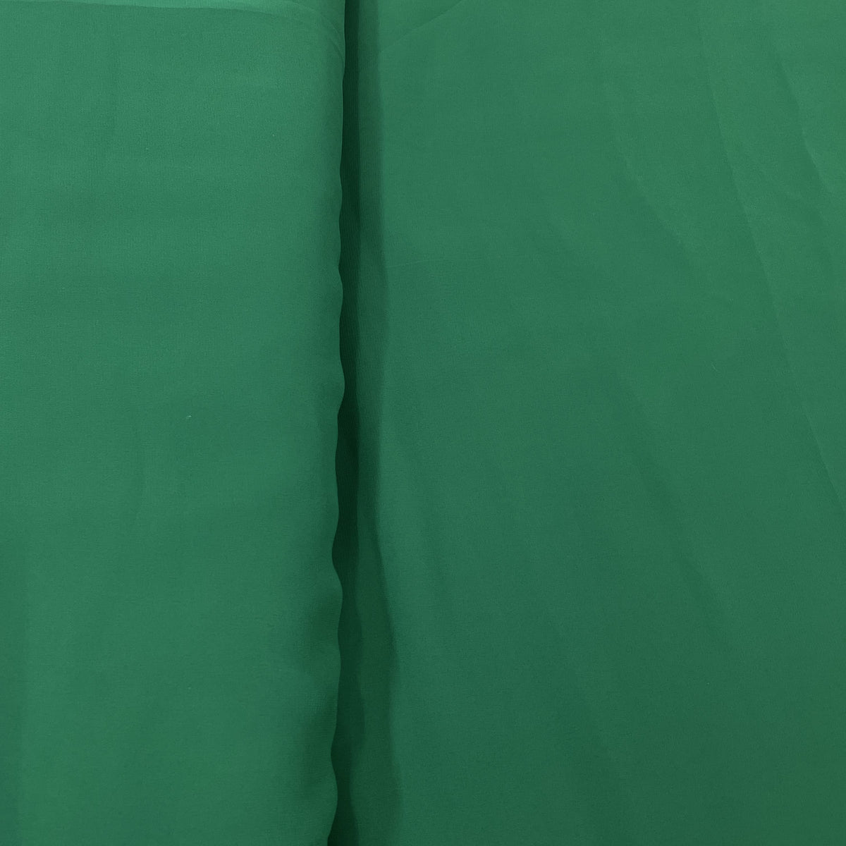 Classic Basil Green Solid Georgette Fabric